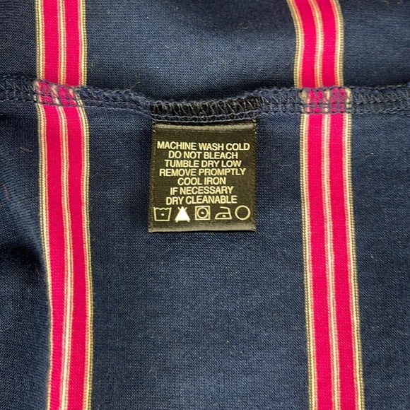 Jack Nicklaus Legacy Short Sleeve Golf Polo Shirt Size Large Navy Pink White - Picture 11 of 13